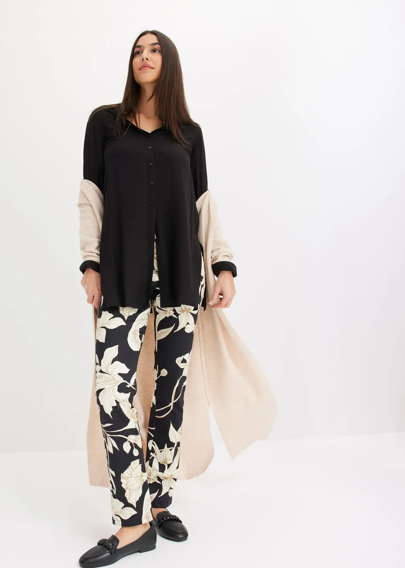 Chemisier long en viscose