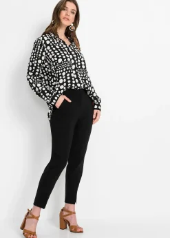 Chemisier long imprimé en viscose fluide