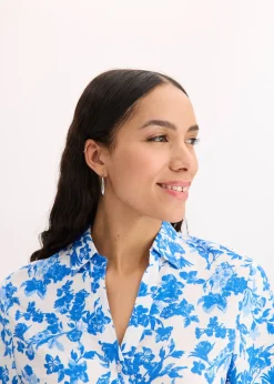 Chemisier manches courtes doux et fluide