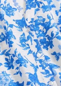 Chemisier manches courtes doux et fluide