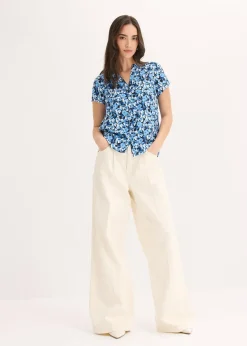Chemisier manches courtes 100% viscose
