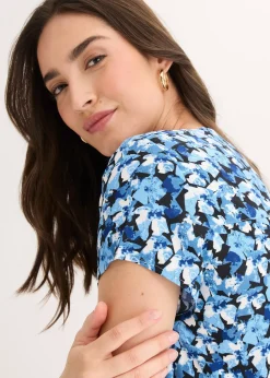 Chemisier manches courtes 100% viscose