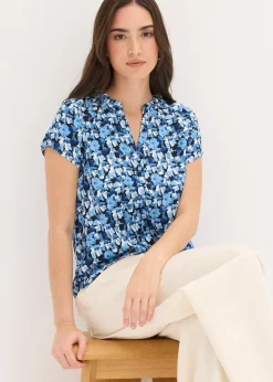 Chemisier manches courtes 100% viscose