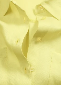 Chemisier manches courtes fluide en lyocell mélangé