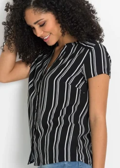 Chemisier manches courtes 100% viscose