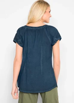 Chemisier manches courtes 100% coton