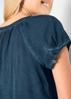 Chemisier manches courtes 100% coton