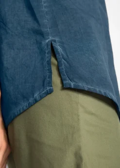 Chemisier manches courtes 100% coton