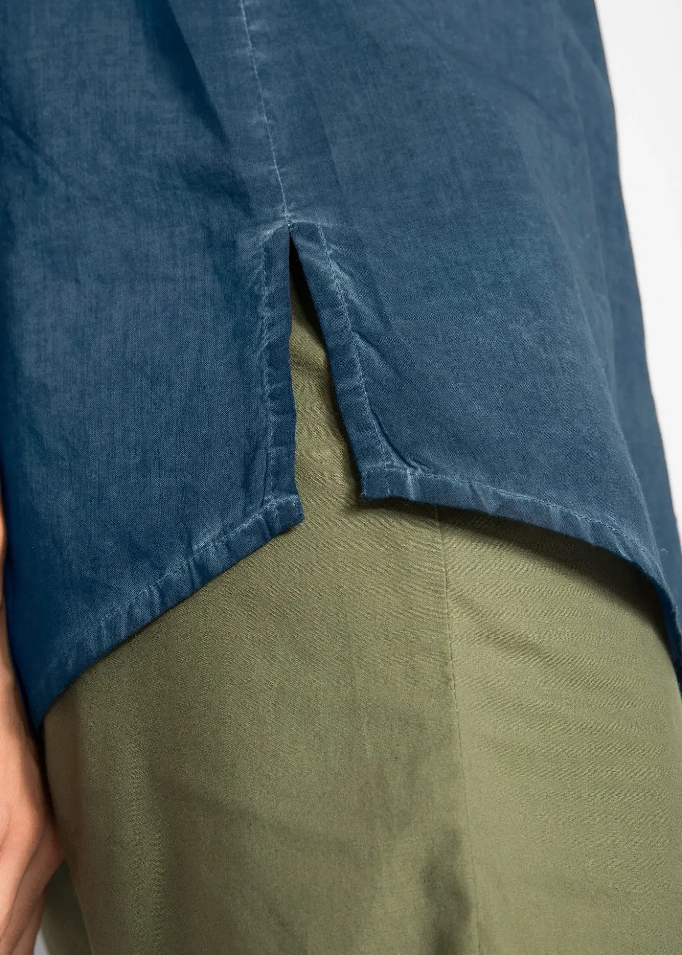 Chemisier manches courtes 100% coton