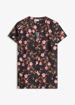 Chemisier manches courtes 100% viscose