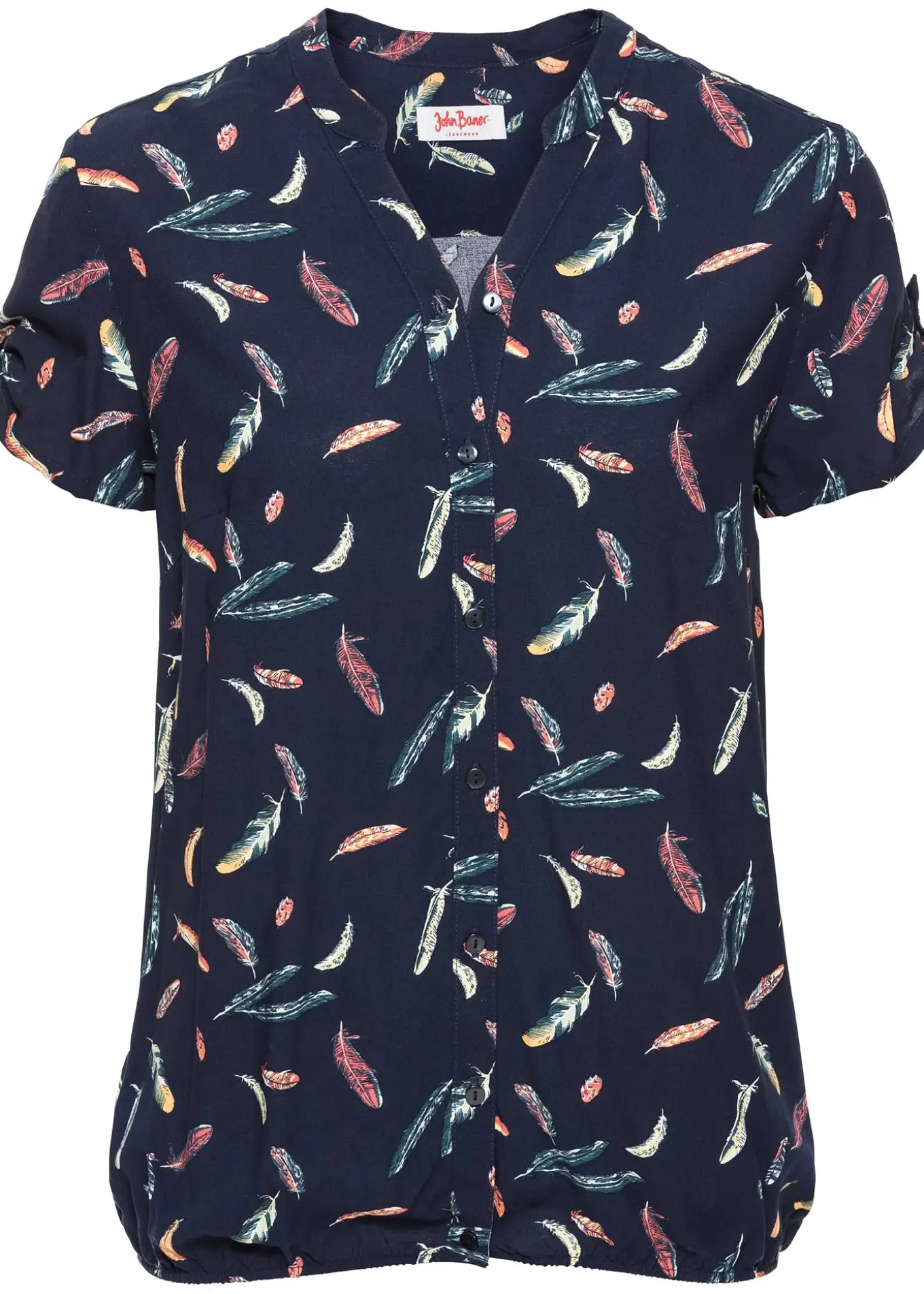 Chemisier manches courtes en viscose fluide