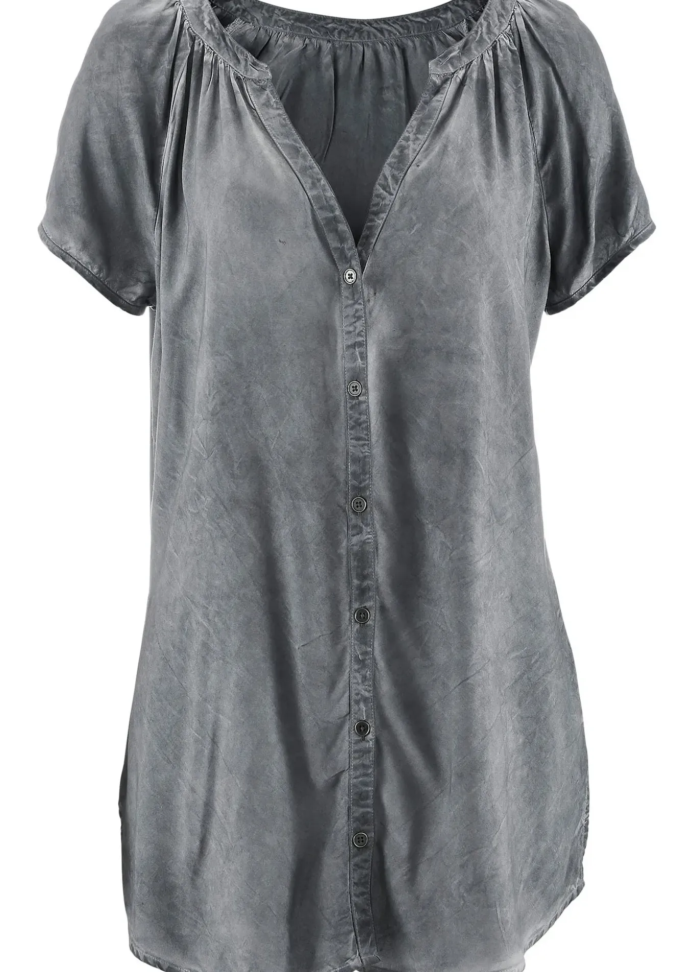 Chemisier manches courtes 100% coton