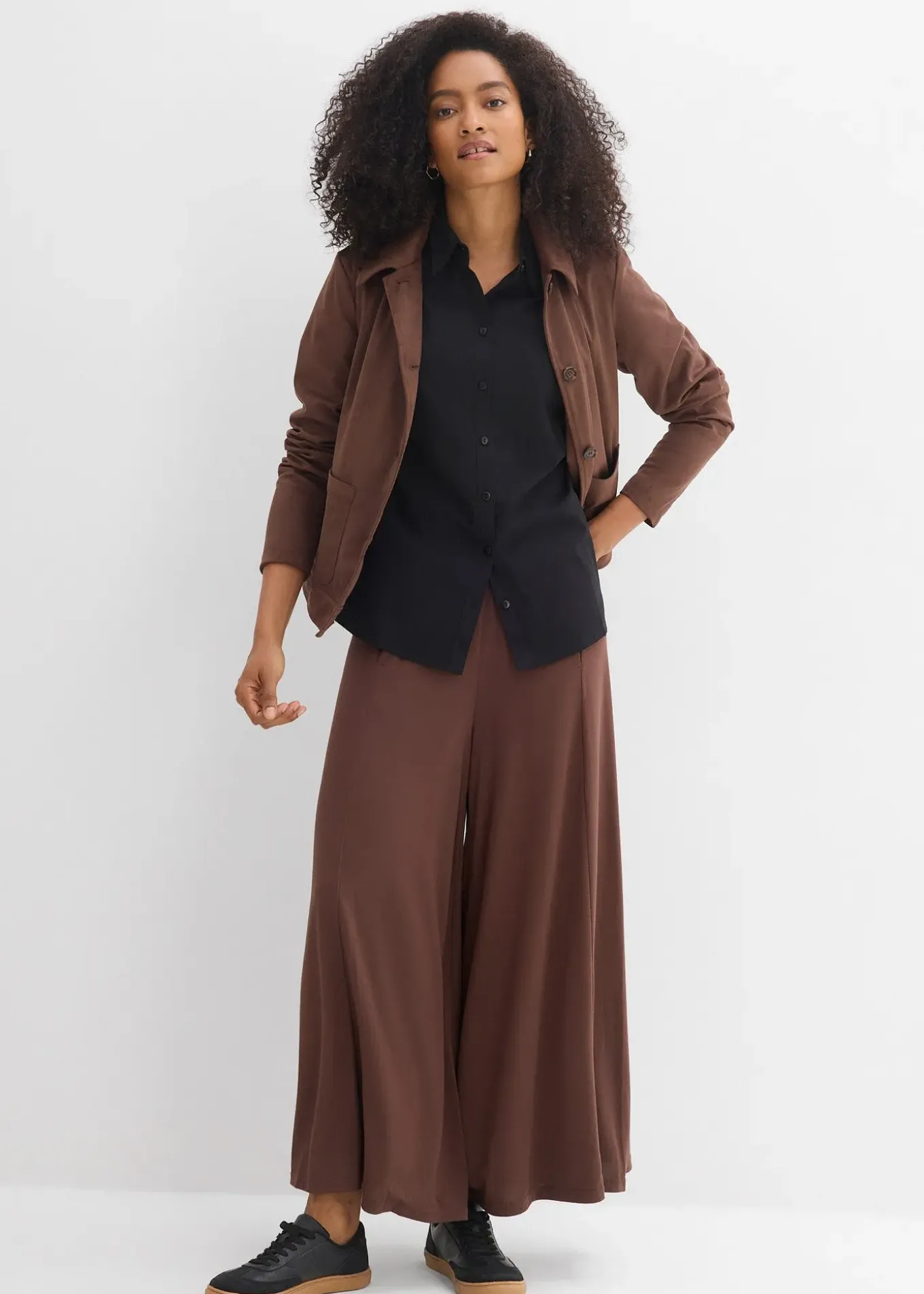 Chemisier manches courtes extensible en coton majoritaire