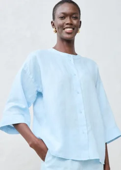 Chemisier oversize 100% lin