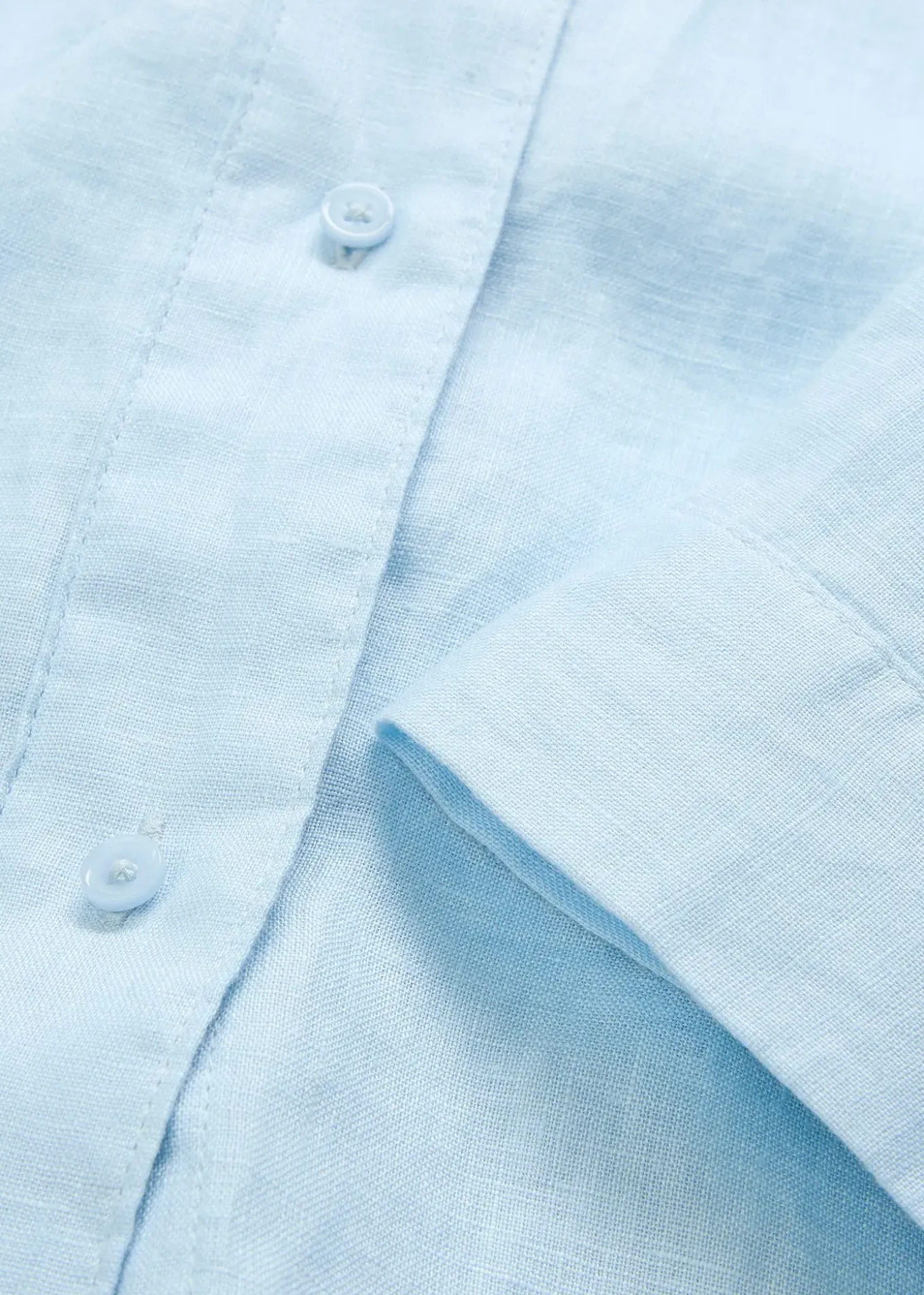 Chemisier oversize 100% lin