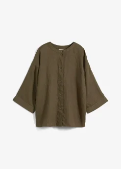 Chemisier oversize 100% lin