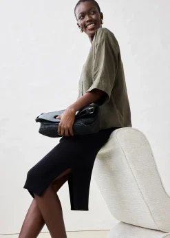 Chemisier oversize 100% lin