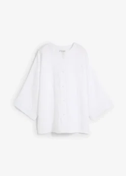 Chemisier oversize 100% lin