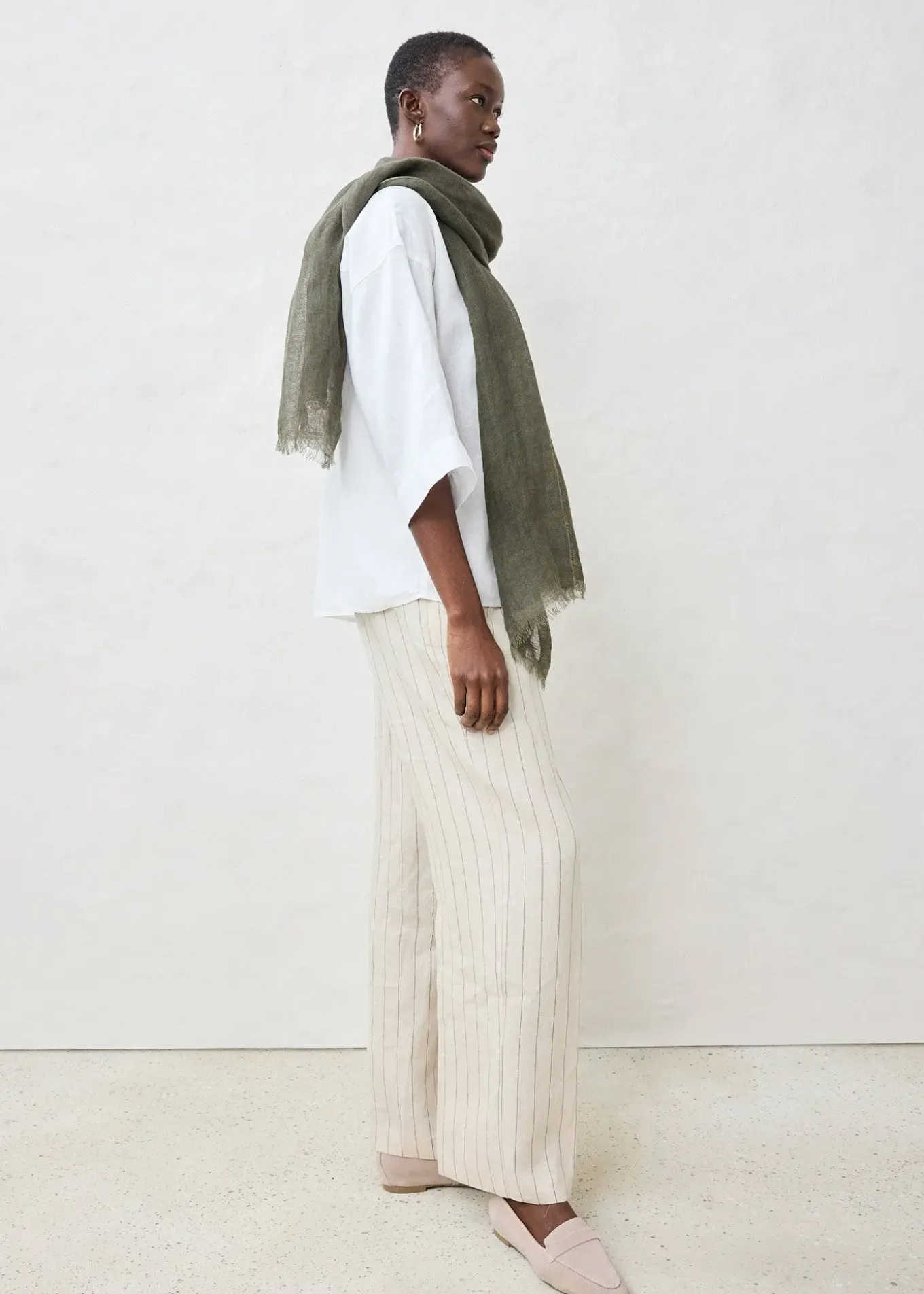 Chemisier oversize 100% lin