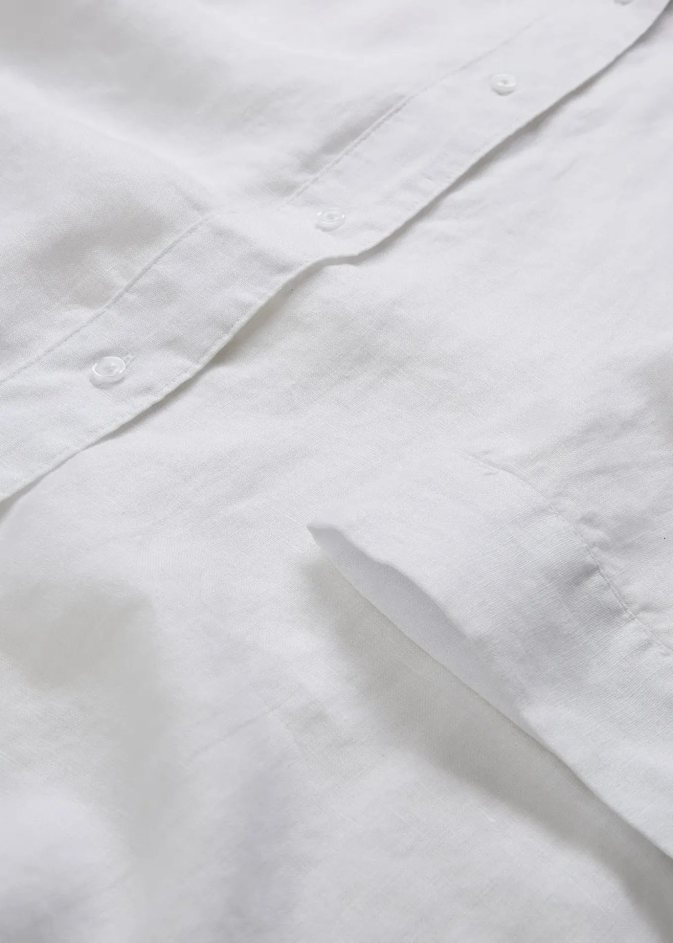 Chemisier oversize 100% lin