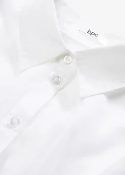 Chemisier oversize en coton, manches 3/4