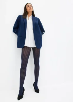 Chemisier oversize en coton, manches 3/4