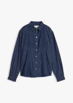 Chemisier oversize en jean