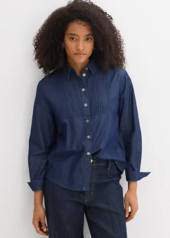 Chemisier oversize en jean