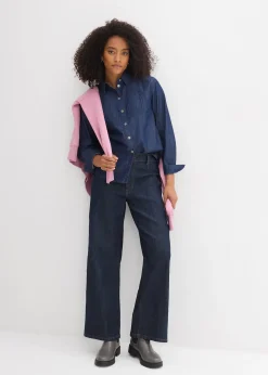 Chemisier oversize en jean