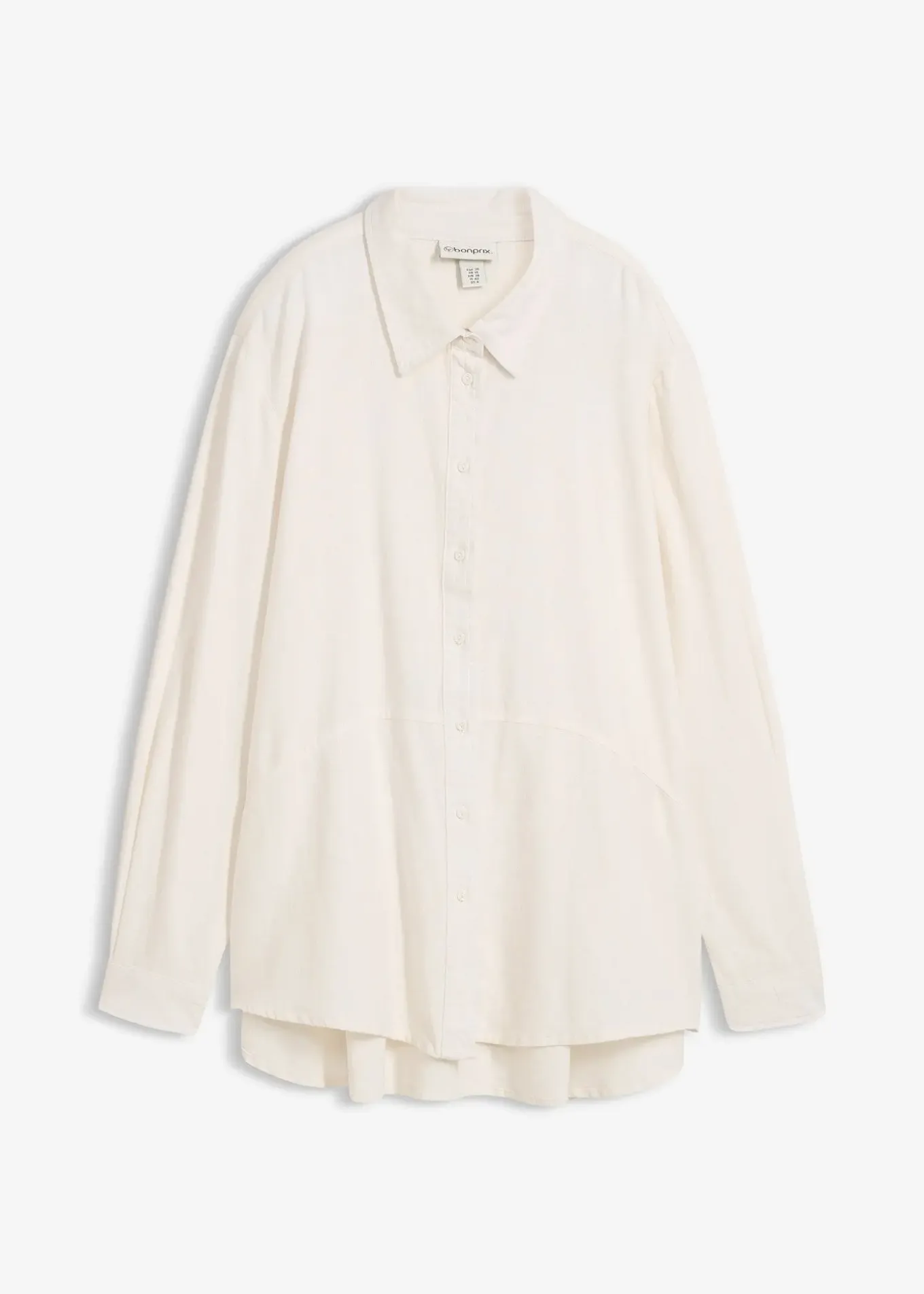 Chemisier oversize en lin mélangé