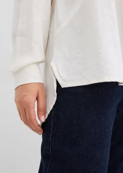 Chemisier oversize en lin mélangé