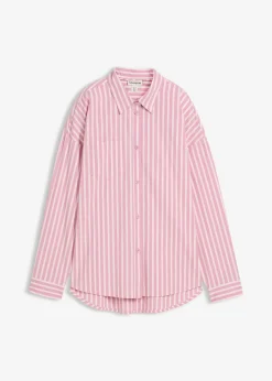 Chemisier oversize en popeline de coton