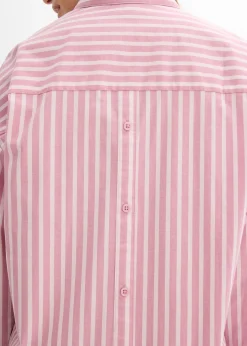 Chemisier oversize en popeline de coton