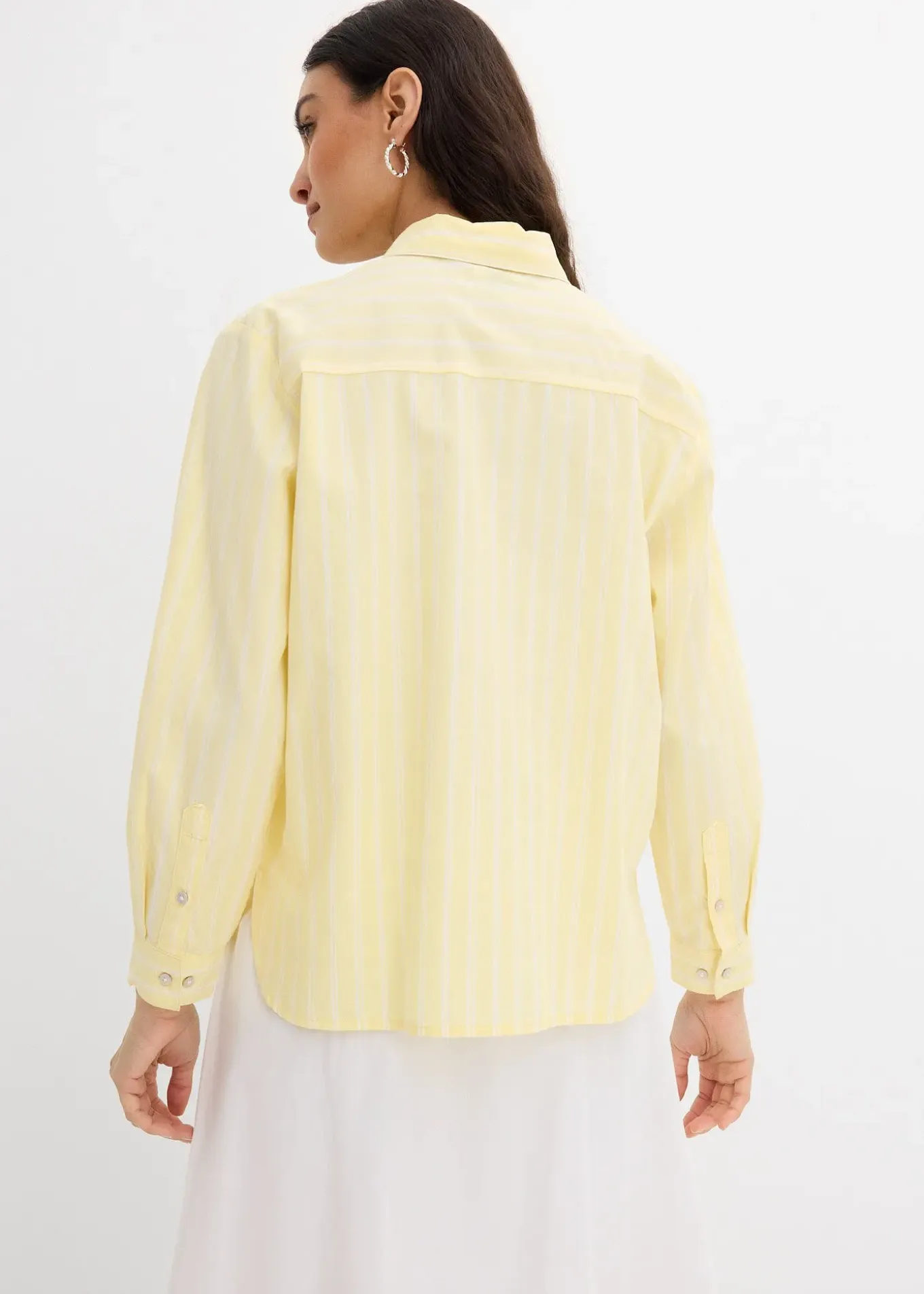 Chemisier rayé 100% coton