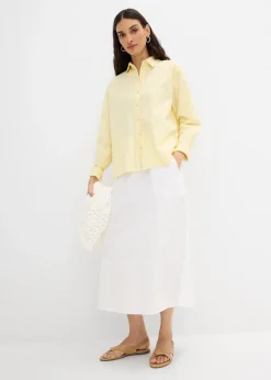 Chemisier rayé 100% coton