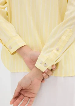 Chemisier rayé 100% coton