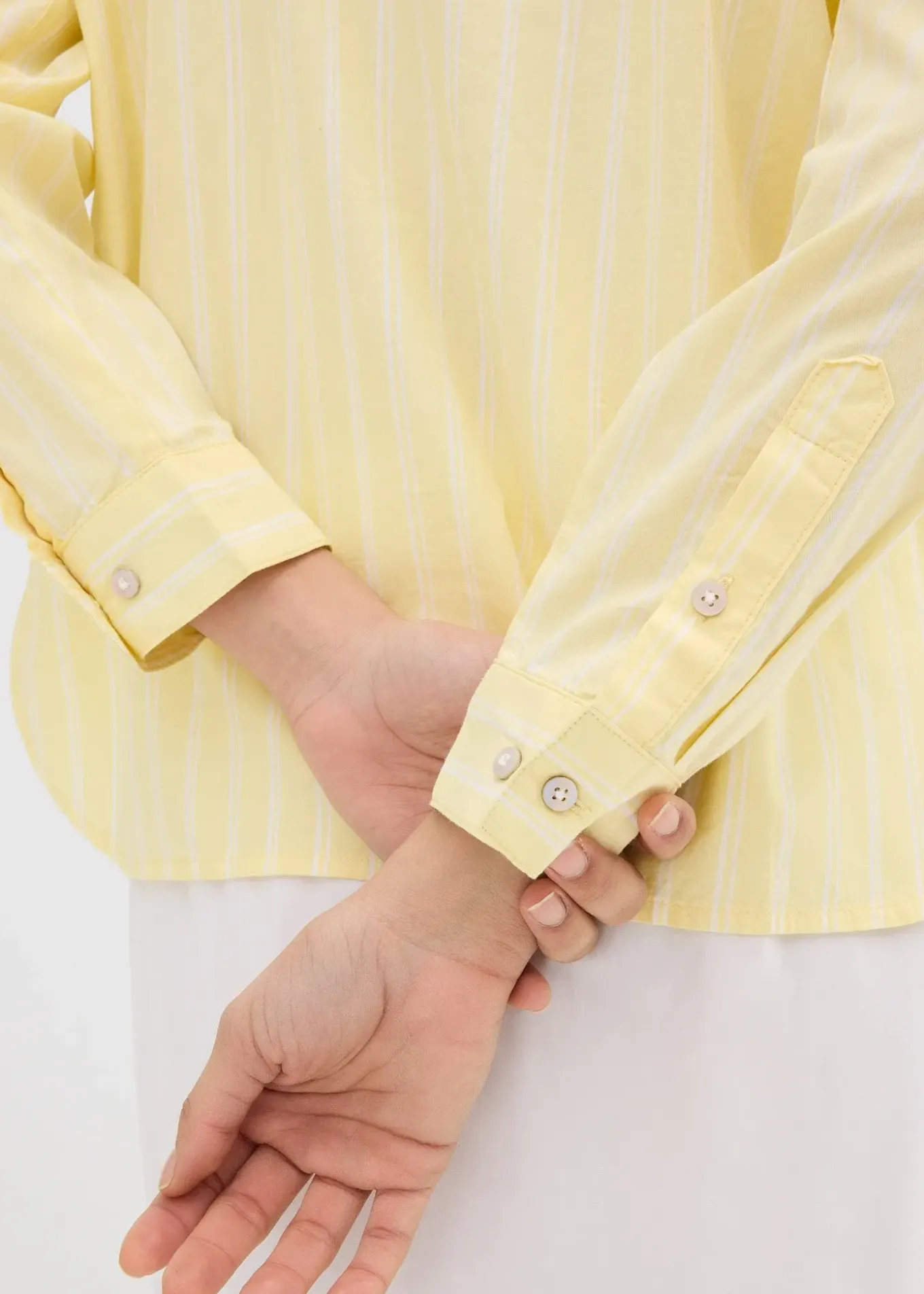 Chemisier rayé 100% coton