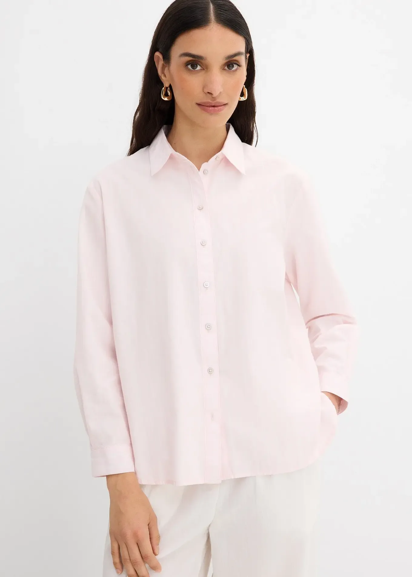 Chemisier rayé 100% coton