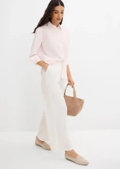 Chemisier rayé 100% coton