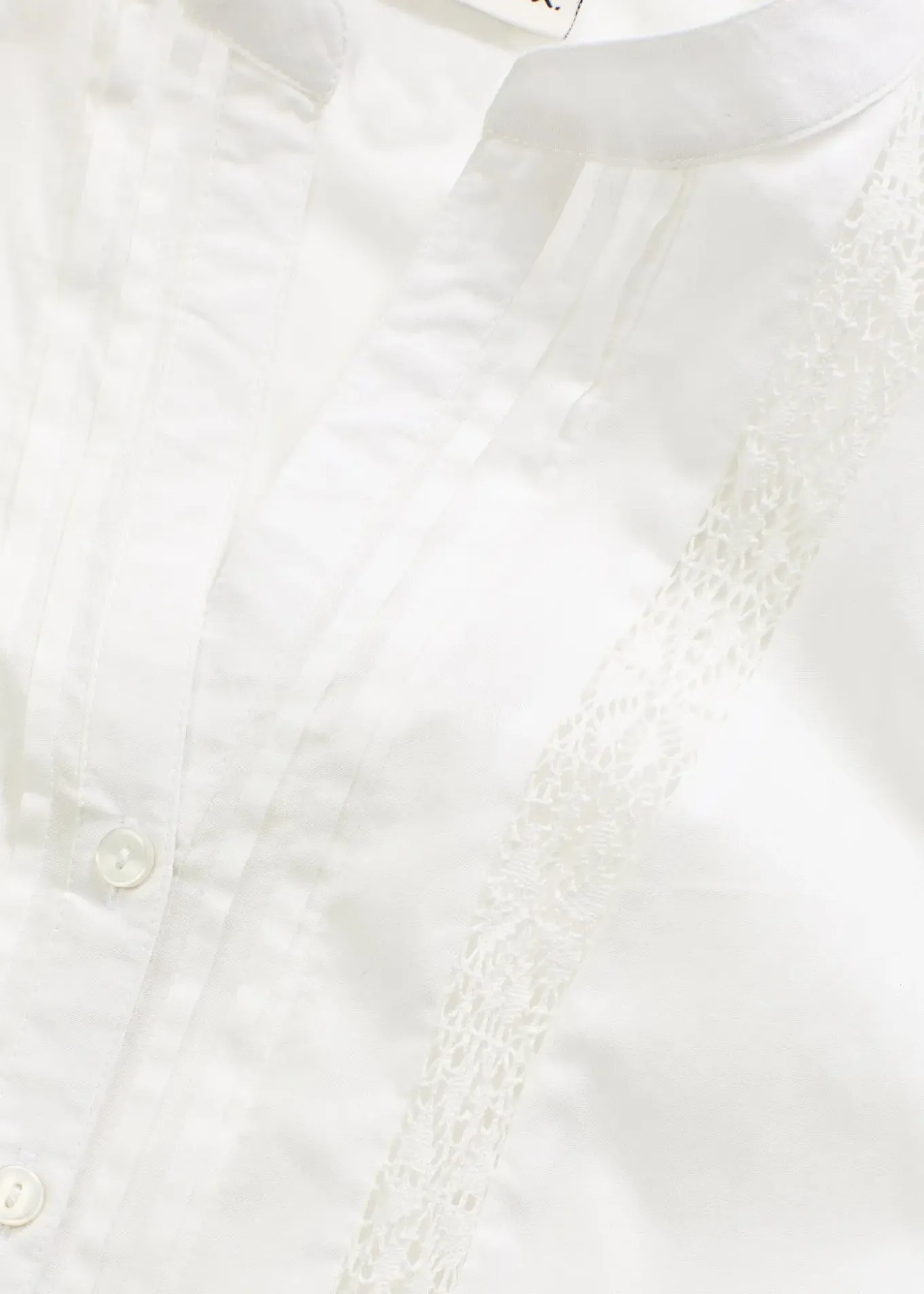 Chemisier sans manches en broderie anglaise, 100% coton