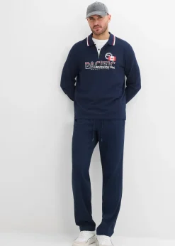 Chino extensible à taille élastiquée, droit et ample