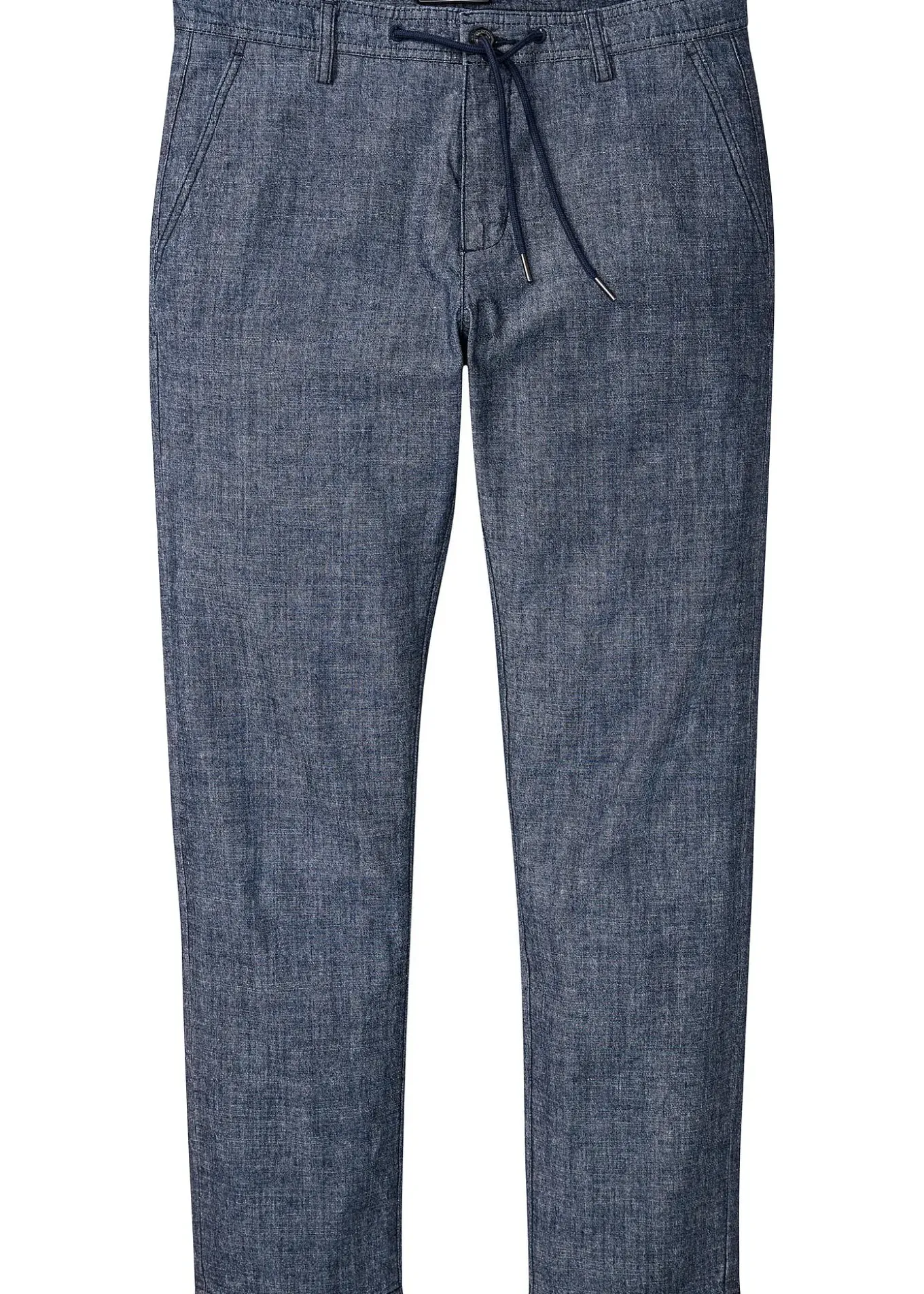 Chino regular et droit en chambray