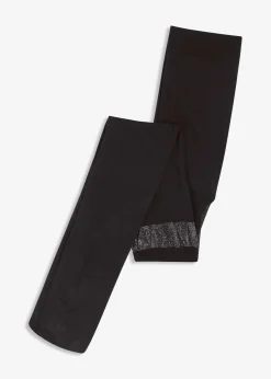 Collant 70den effet faux bas, avec bordure brillante