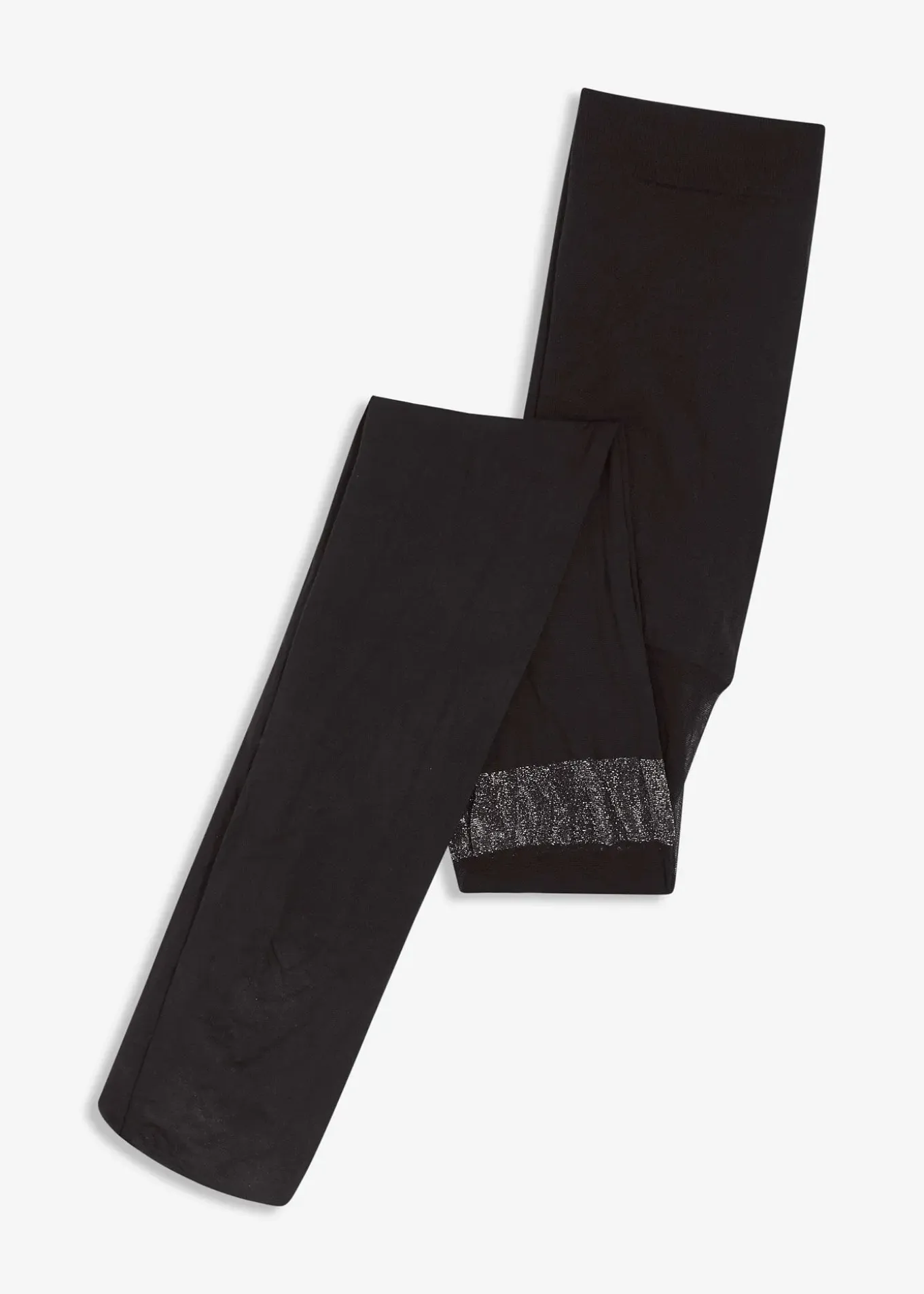 Collant 70den effet faux bas, avec bordure brillante