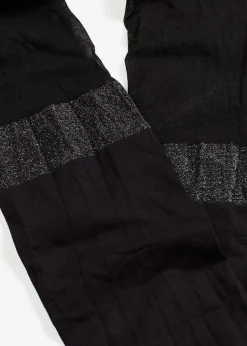 Collant 70den effet faux bas, avec bordure brillante