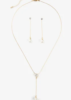 Collier + boucles d’oreille (ens. 2 pces)