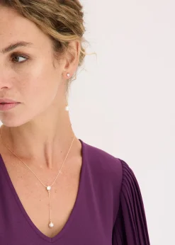 Collier + boucles d’oreille (ens. 2 pces)