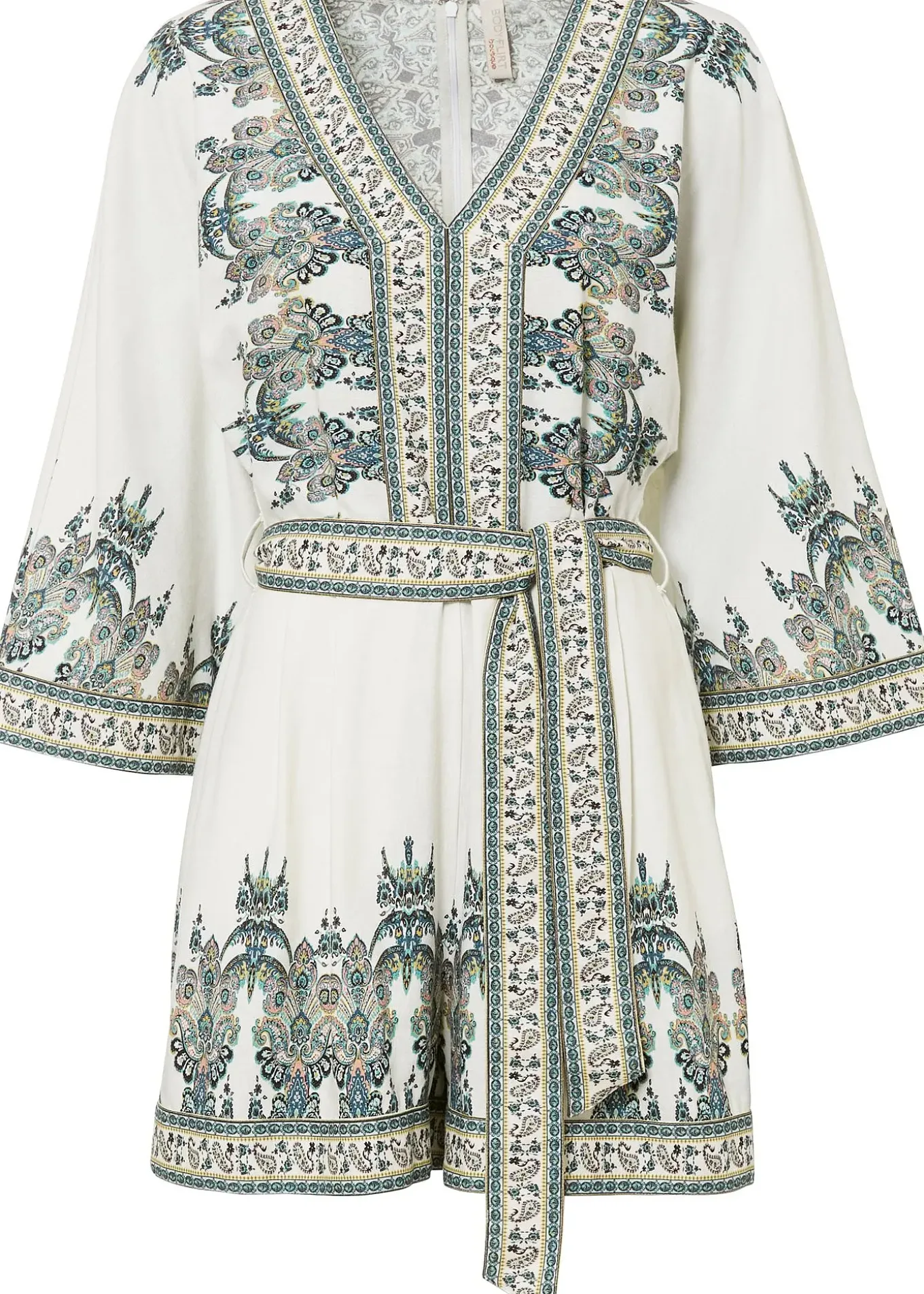 Combi short avec lin