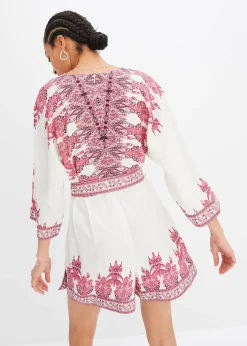 Combi short avec lin