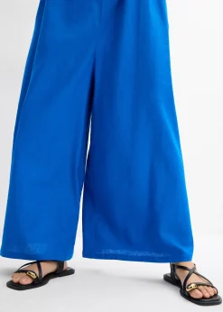 Combinaison aérienne en lin et viscose